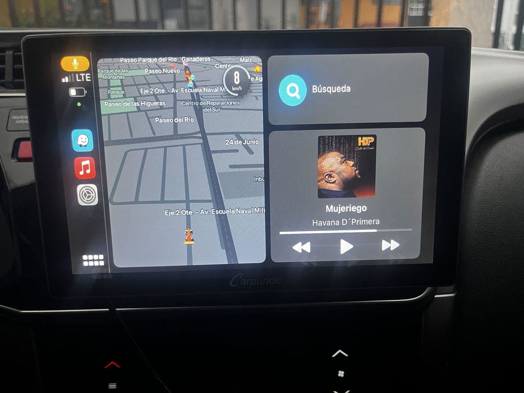 Carpuride 9 Zoll Auto Display CarPlay mit Kamera