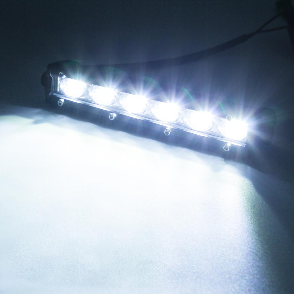 ESSGOO Auto Work Light LED Lightbar 7 Zoll 18W 12V