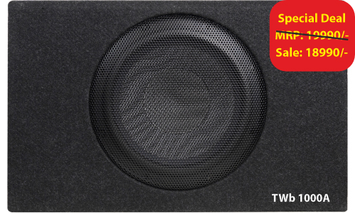 Blaupunkt TWb 1000A Aktiv Subwoofer 10 Zoll 480W