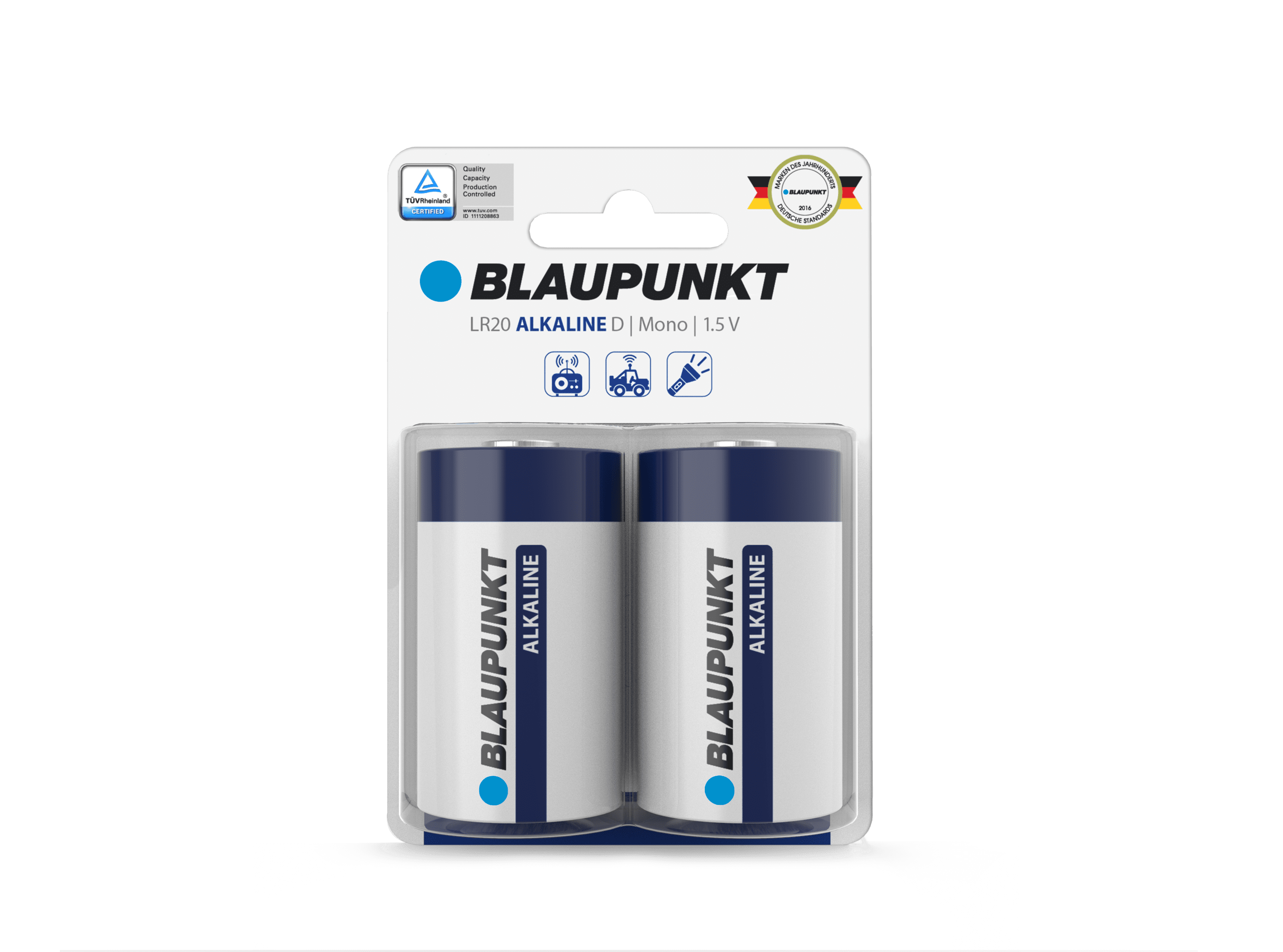 Blaupunkt Batteries LR20 Alkaline Batterie D Mono High Power