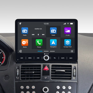 Dynavin 9 Autoradio für Mercedes C-Klasse CarPlay-Display