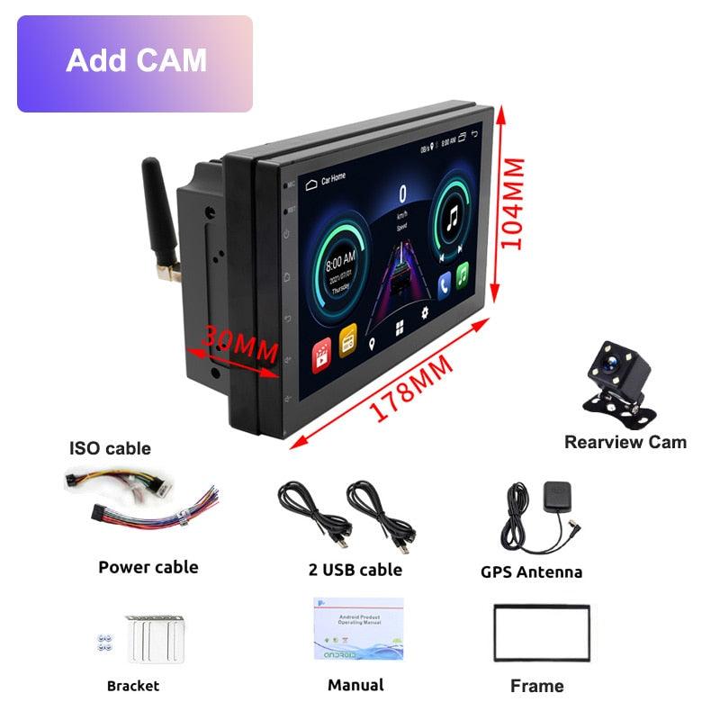 ESSGOO Car Stereo 7-Zoll Autoradio Android 10 für Nissan Toyota