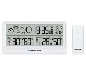 Blaupunkt WS20WH Wetterstation Funk Innen Außen