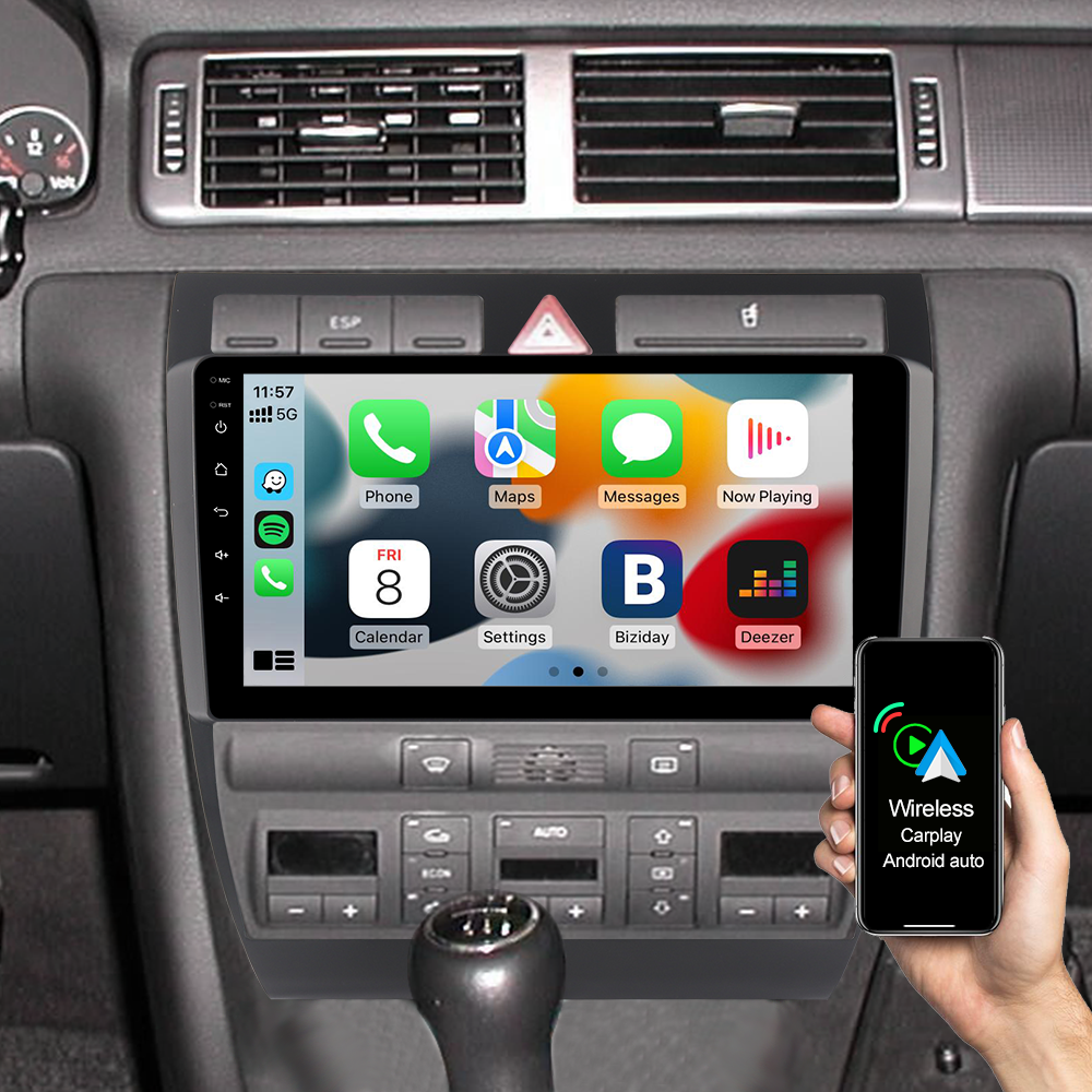 A-Sure GPS Autoradio Audi A6 C5 1997-2004 Android DSP CarPlay