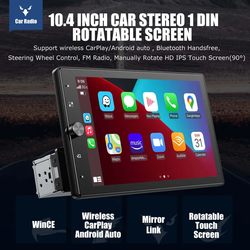 ESSGOO FS0002 CarPlay Display 10,4 Zoll Touchscreen