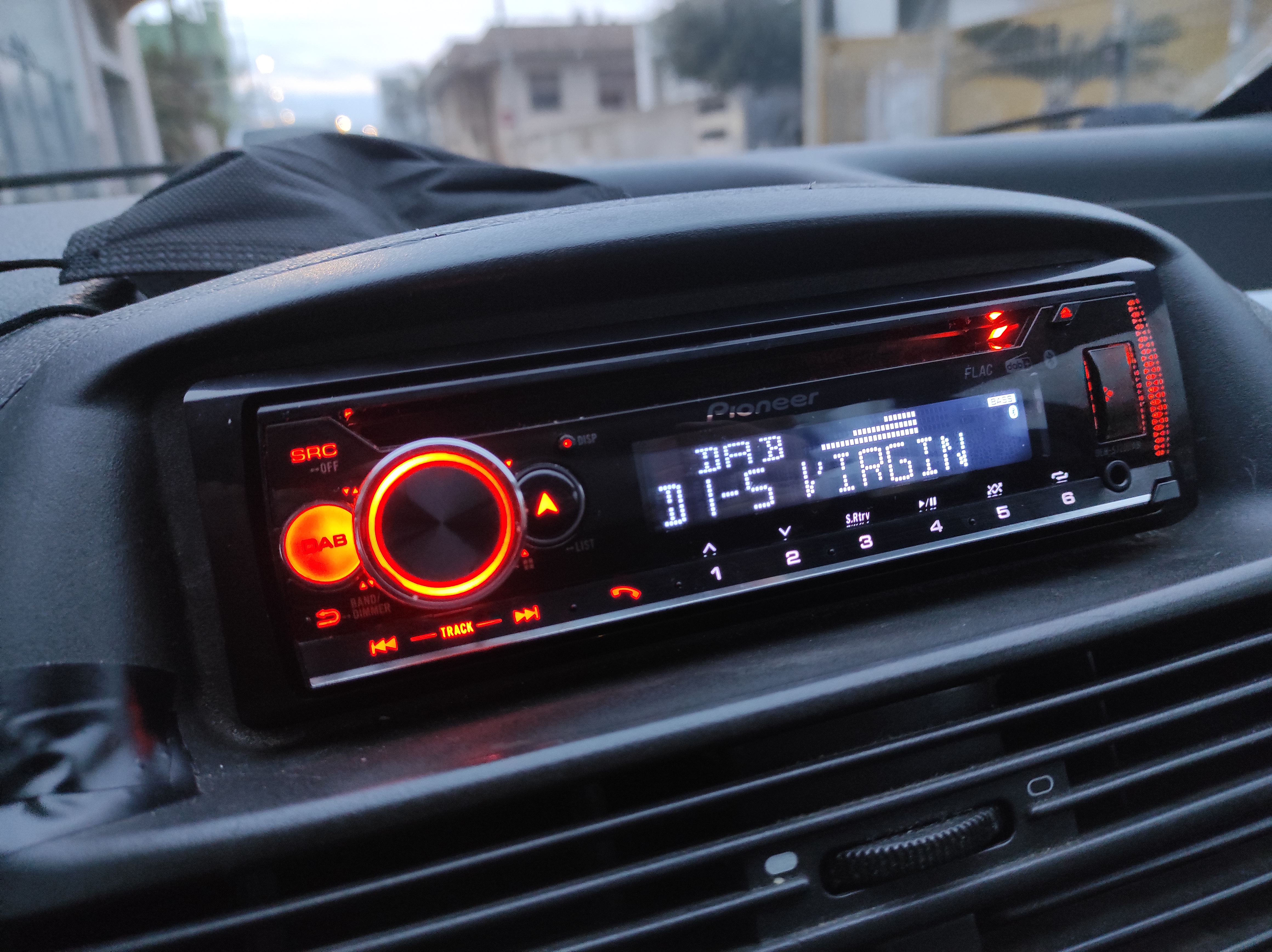 Pioneer DEH-S720DAB Autoradio 1-DIN CD DAB+ Bluetooth Antenne