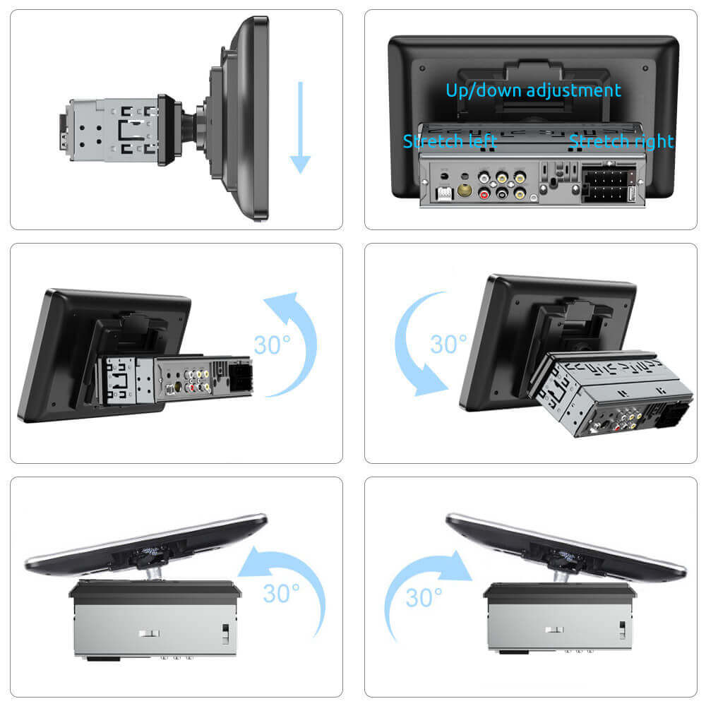 ESSGOO Portable CarPlay 9013w CarPlay-Display 9 Zoll