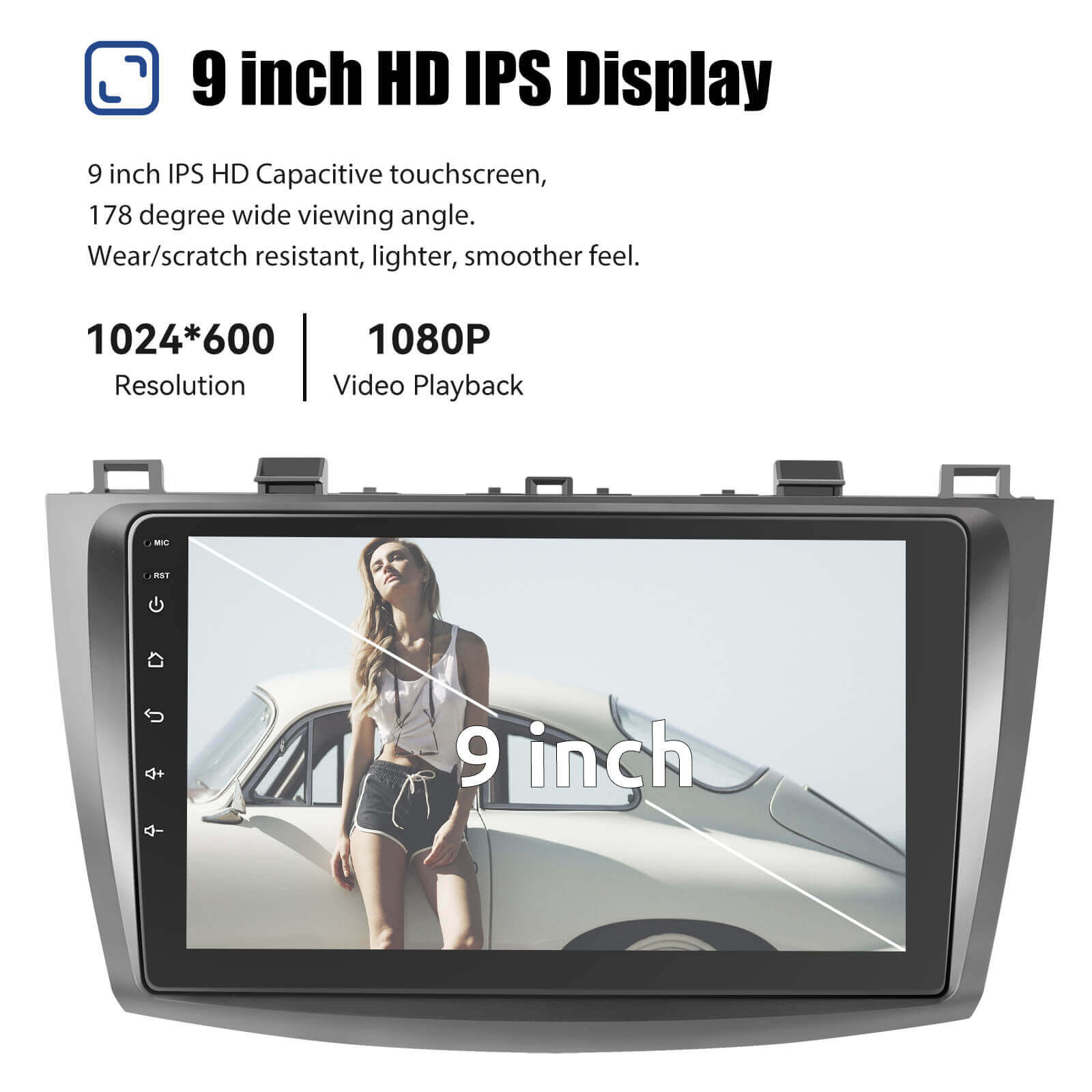 ESSGOO Car Stereo Mazda 3 Autoradio Doppel-DIN Standard