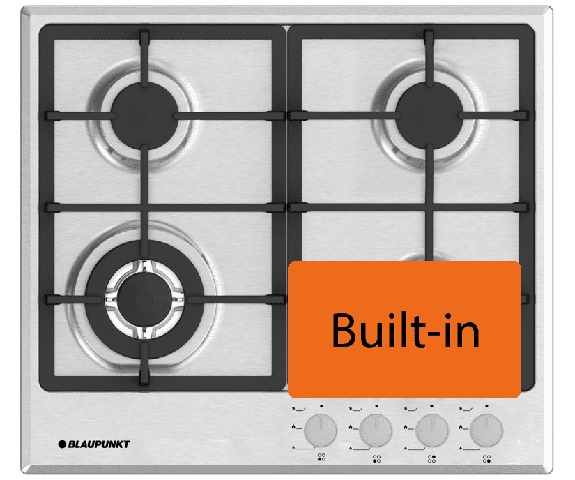 BLAUPUNKT BGH640CTX Gaskochfeld 60cm mit Wok-Brenner