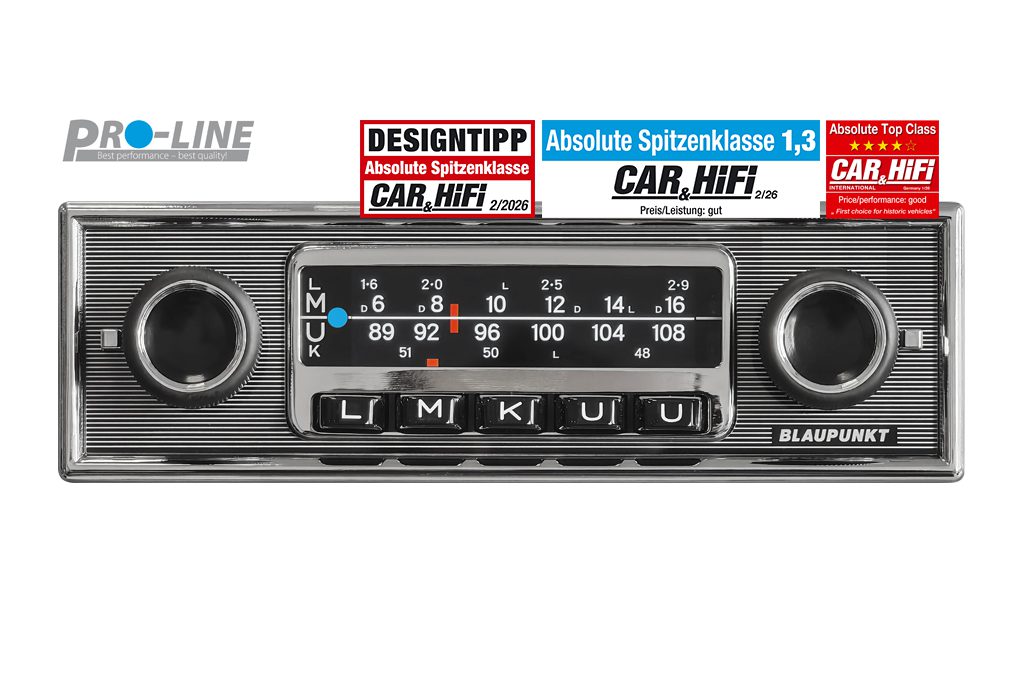 Blaupunkt Frankfurt Stereo MB Autoradio Retro Nachrüstung