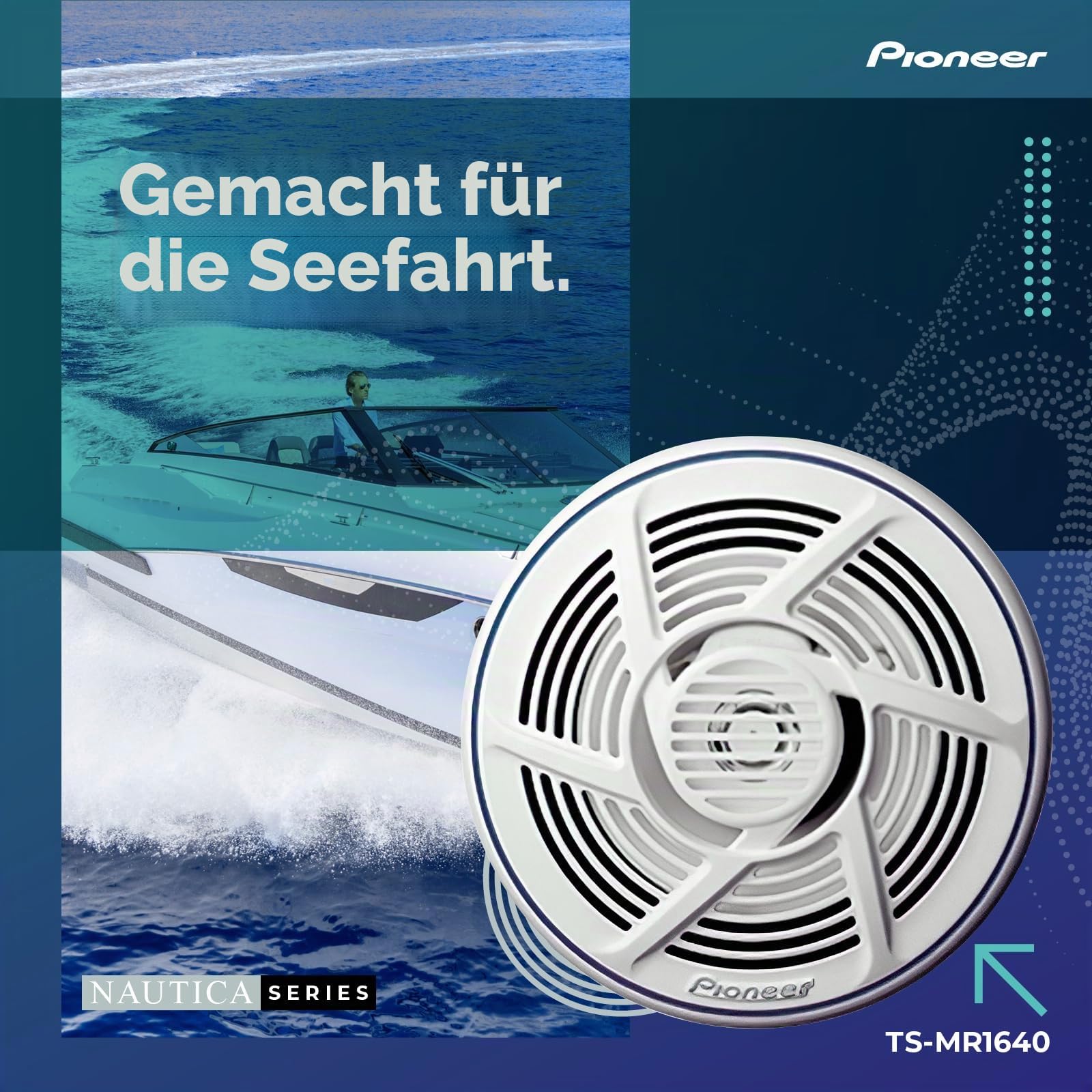 Pioneer TS-MR1640 Marine Lautsprecher 16cm 160W Weiß