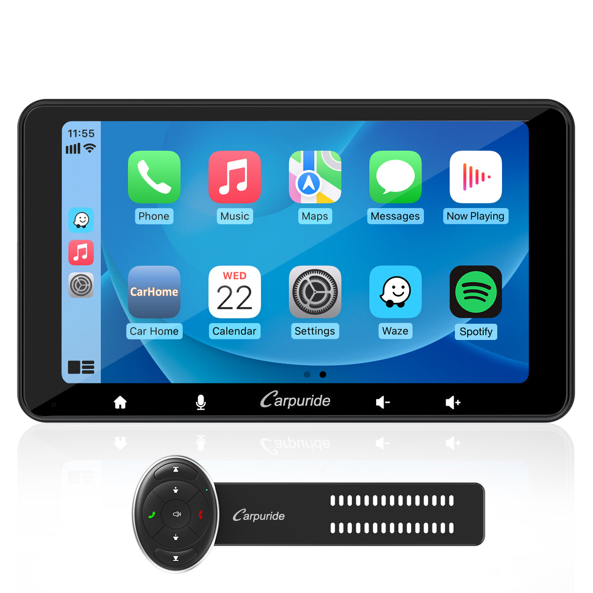 Carpuride W708 Car Smart Stereo Carplay-Display 7 Zoll Lenkradsteuerung