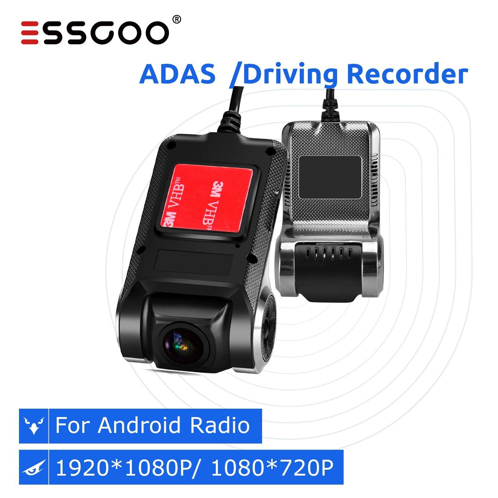 ESSGOO Accessories ADAS Dashcam 1080P Nachtsicht USB