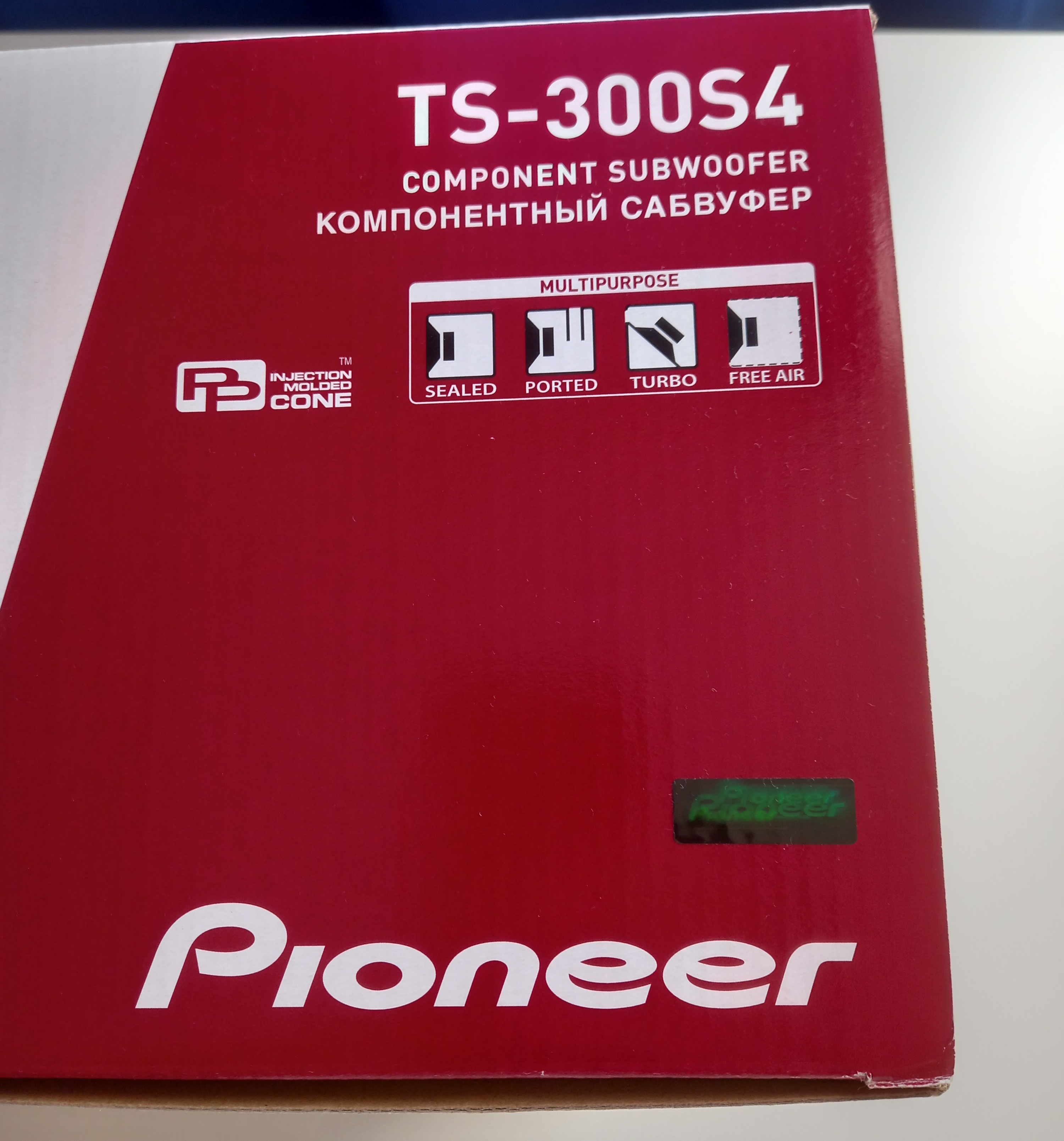 Pioneer TS-D TS-300S4 Subwoofer 30 cm 1400 W 4 Ohm