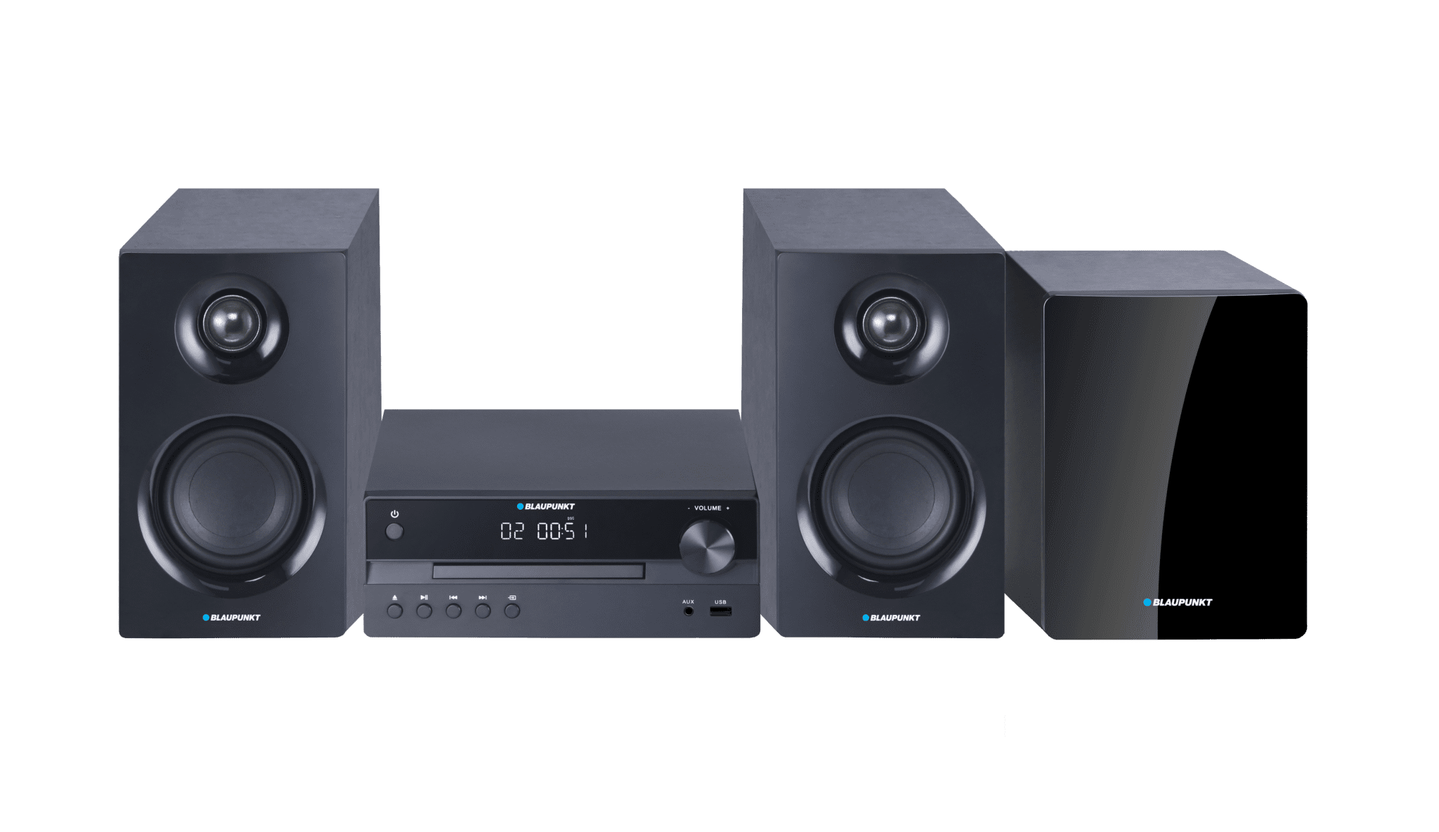 Blaupunkt MS55SUB Microanlage Bluetooth HDMI ARC Subwoofer