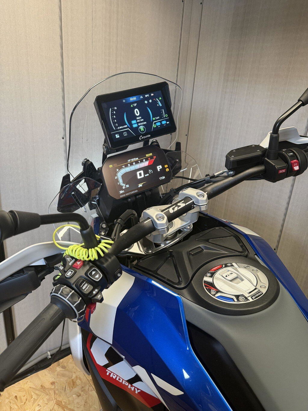 Carpuride W702BS Motorrad CarPlay-Display 7 Zoll BMW Wonder Wheel
