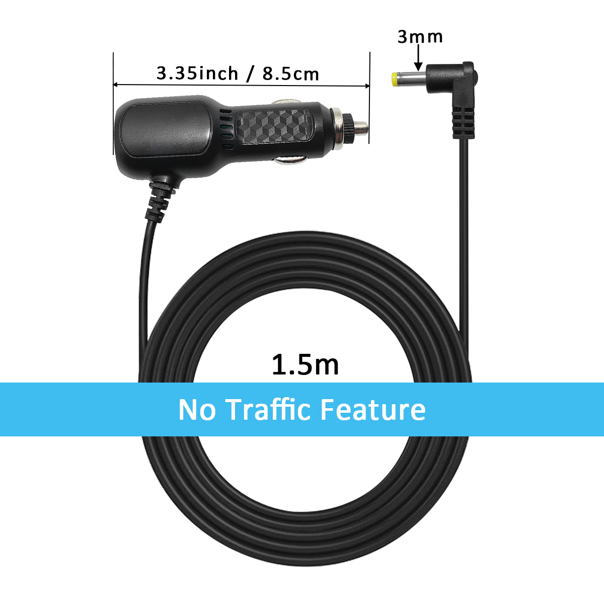 Carpuride Accessories 2-Port USB Charger Auto Ladegerät 12V