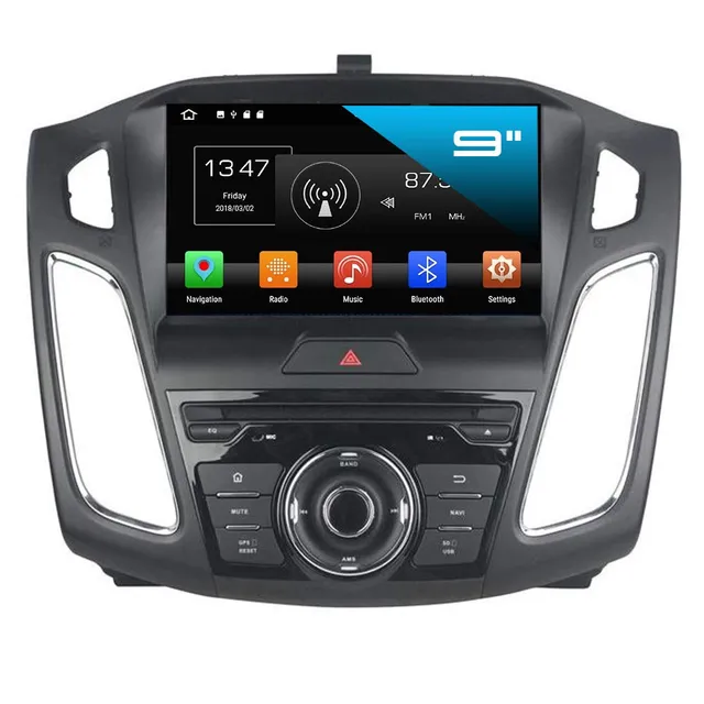 TAFFIO Ford Focus Naviceiver Touchscreen CD DVD Bluetooth GPS