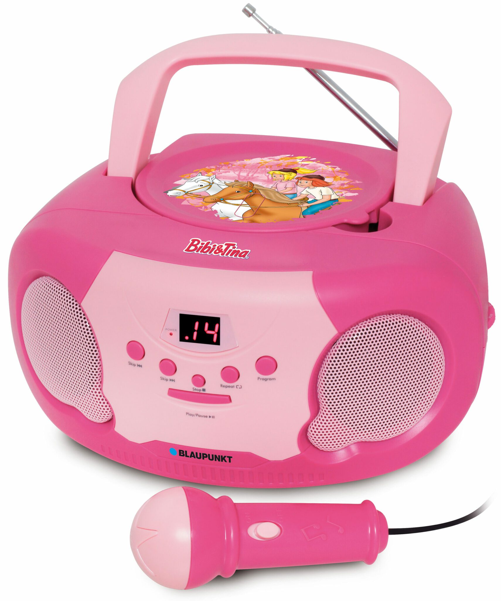 Blaupunkt BTB 20 Bibi & Tina CD-Player Kinder Mikrofon