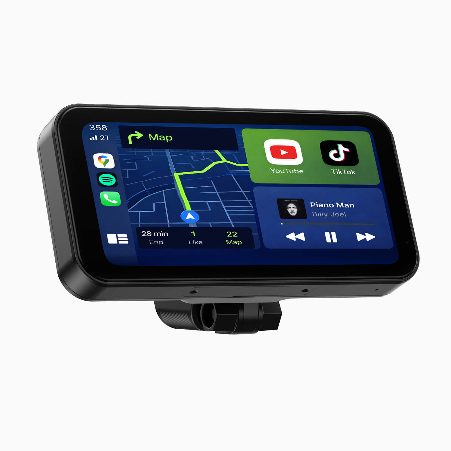 LAMTTO Carplay RC15 6,25 Zoll Motorrad CarPlay-Display