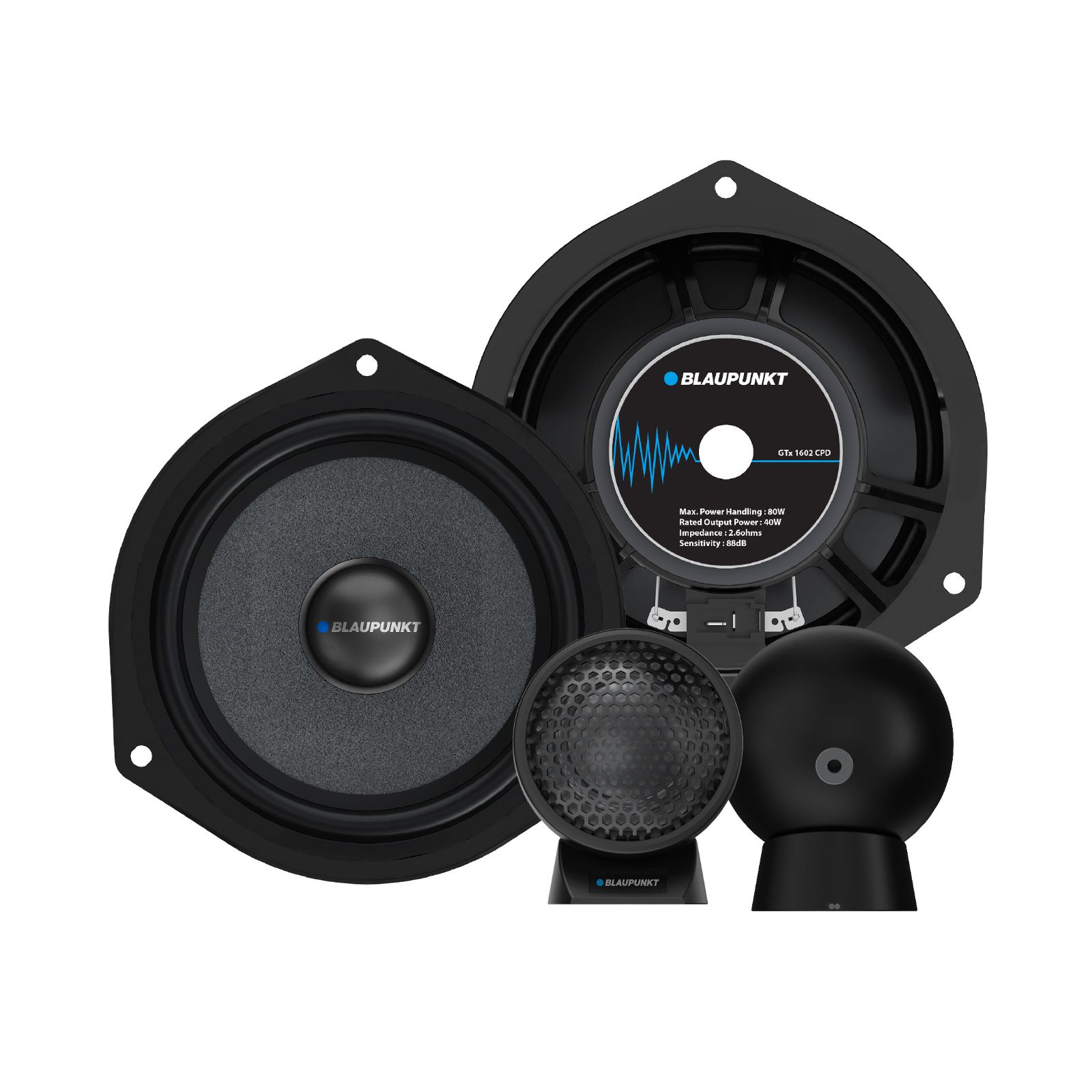 BLAUPUNKT Car Multimedia GTx 1602 CPD Lautsprecher 80W Perodua