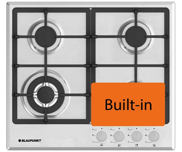 BLAUPUNKT BGH640CTX Gaskochfeld 60cm mit Wok-Brenner