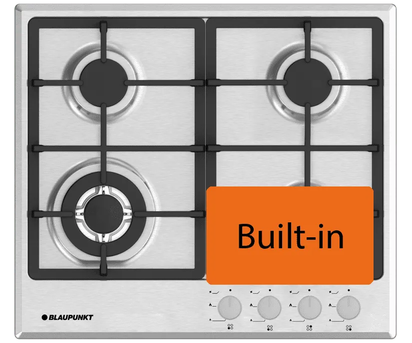 BLAUPUNKT BGH640CTX Gaskochfeld 60cm mit Wok-Brenner