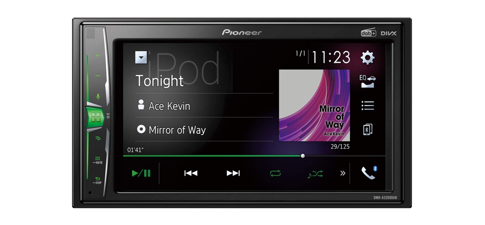 Pioneer DMH-A3300DAB 2-DIN Autoradio 6,2" Single DAB+