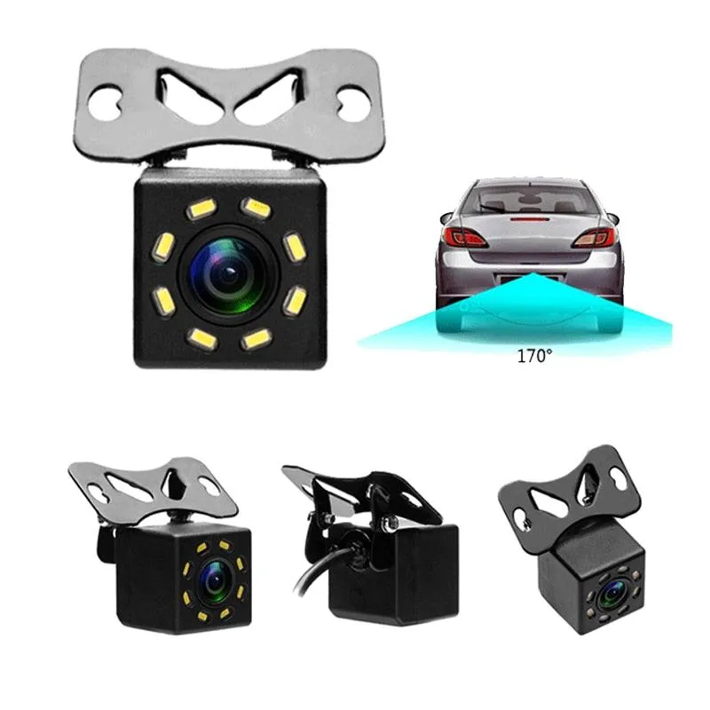 ESSGOO Accessories Rückfahrkamera 8 LED Weitwinkel