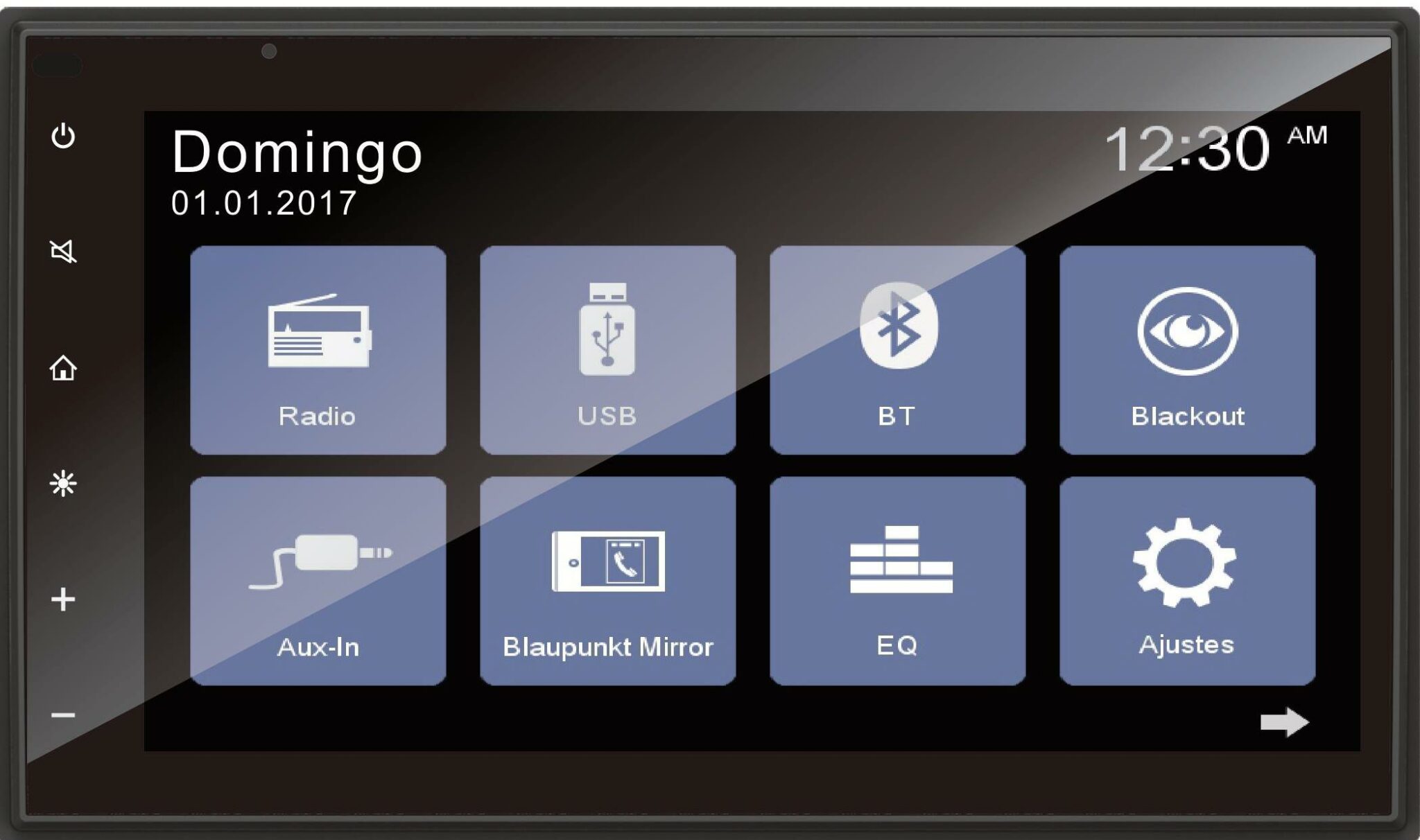 Blaupunkt San Pedro 800 Autoradio Suzuki CarPlay-Display