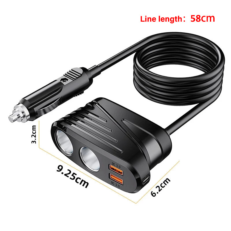 Carpuride Kfz-Ladegerät Zigarettenanzünder 2xUSB 20W