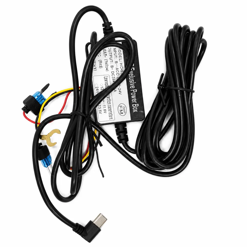 LAMTTO BC704 Hardwire Kabel Type-C ACC mit FM-Antenne