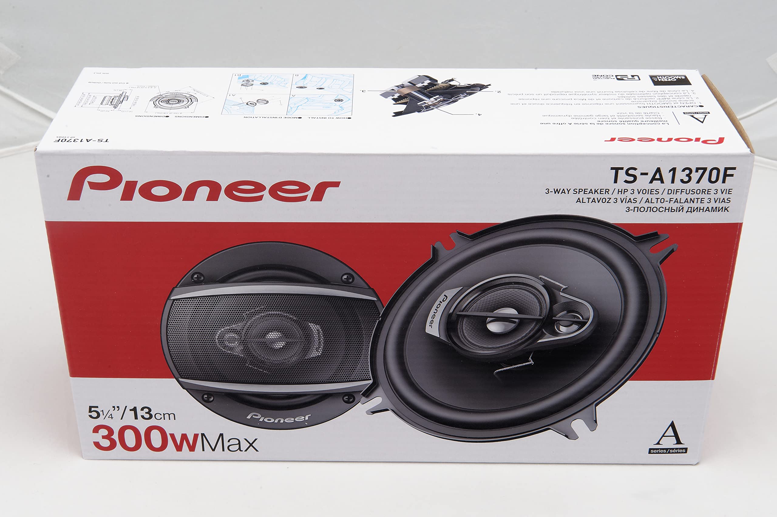 Pioneer TS-A1370F 13cm Koax-Lautsprecher 2er-Set 300W