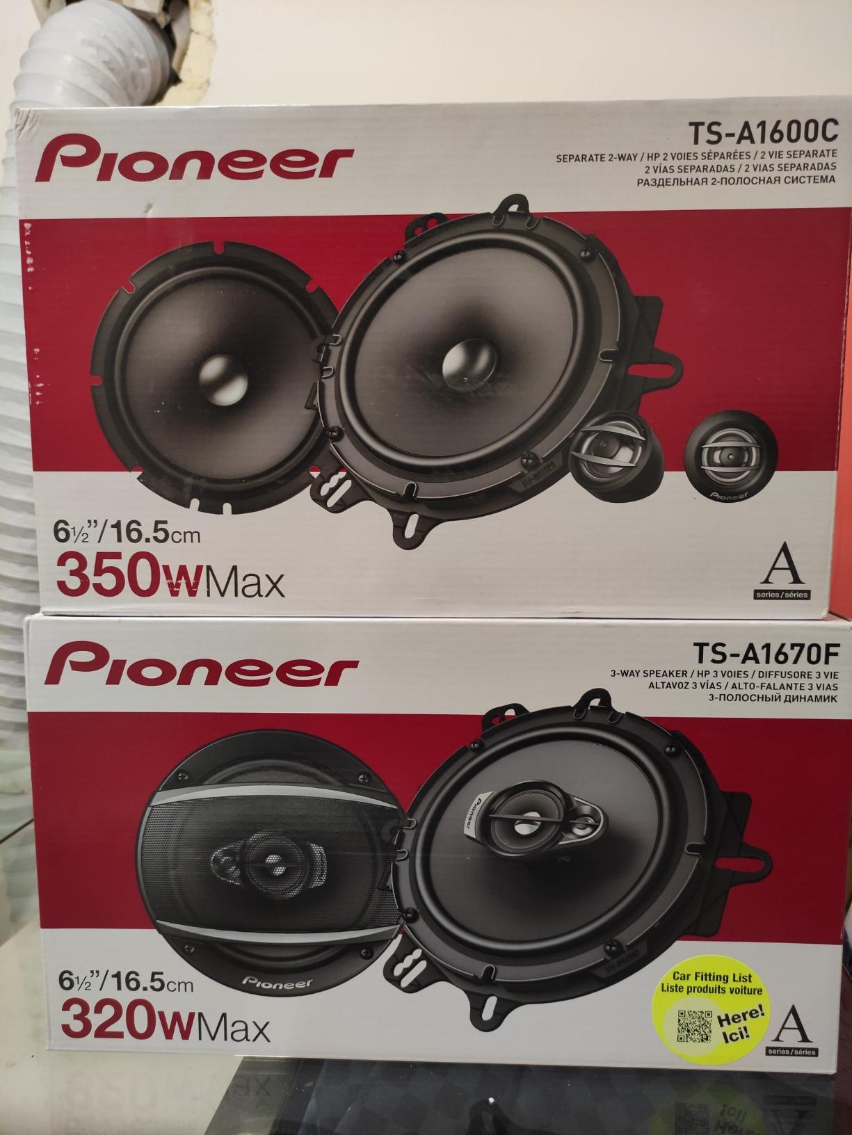 Pioneer TS-A1670F Auto-Lautsprecher 16,5cm 3-Wege 320W Set
