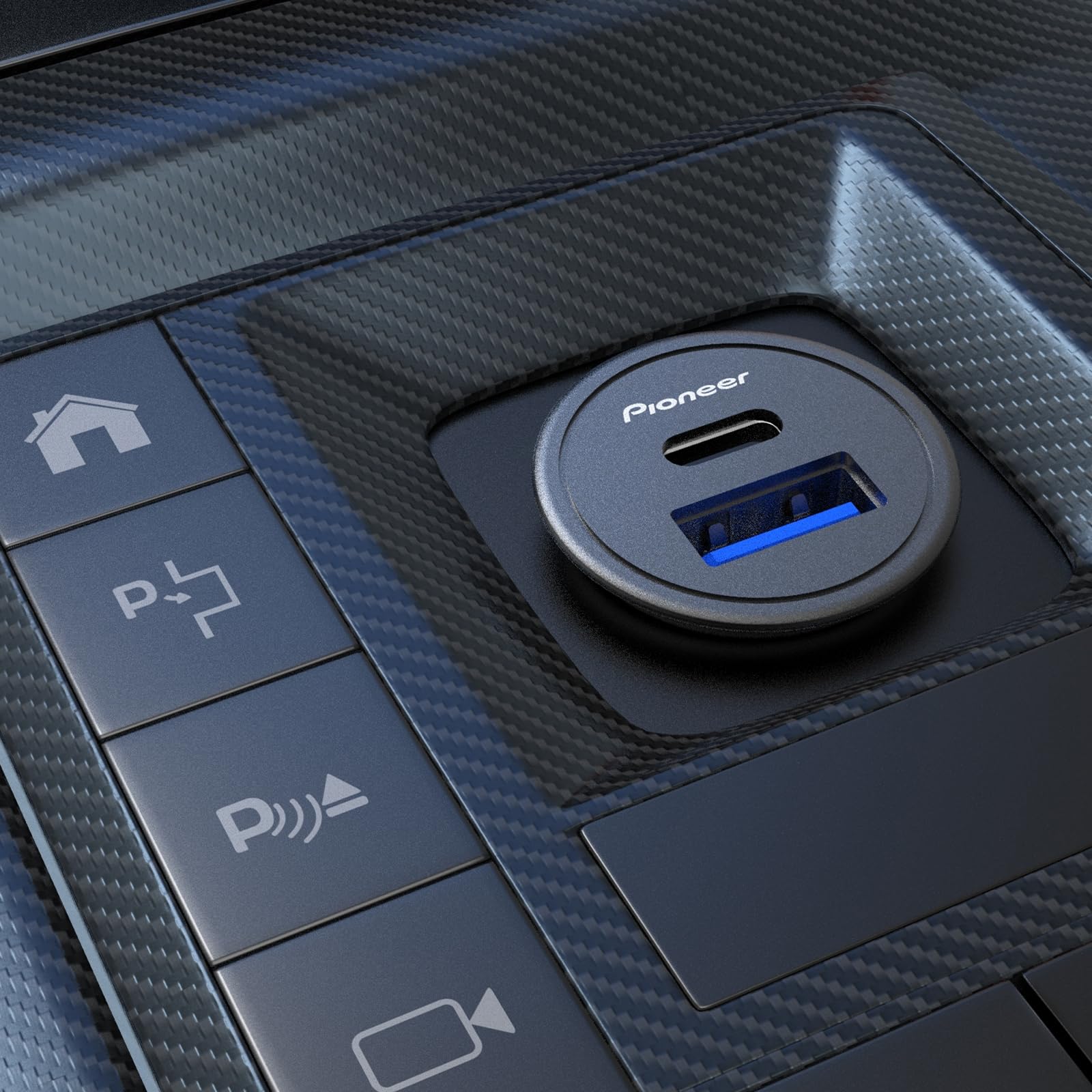Pioneer SDA-CG210CA Kfz-Ladegerät USB-A USB-C 38W