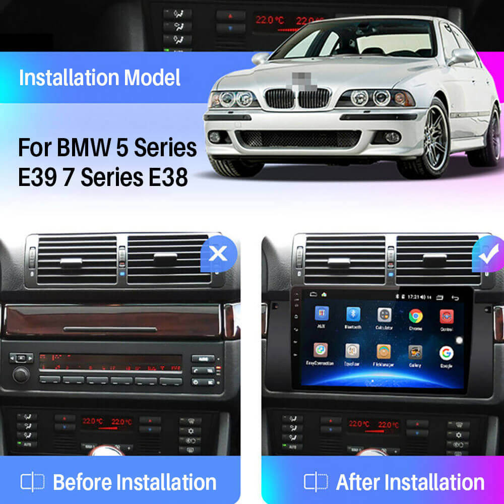 ESSGOO BMW E39 Autoradio 9 Zoll CarPlay Android Auto