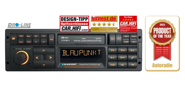 Blaupunkt Frankfurt RCM 82 DAB Autoradio 1-DIN Retro