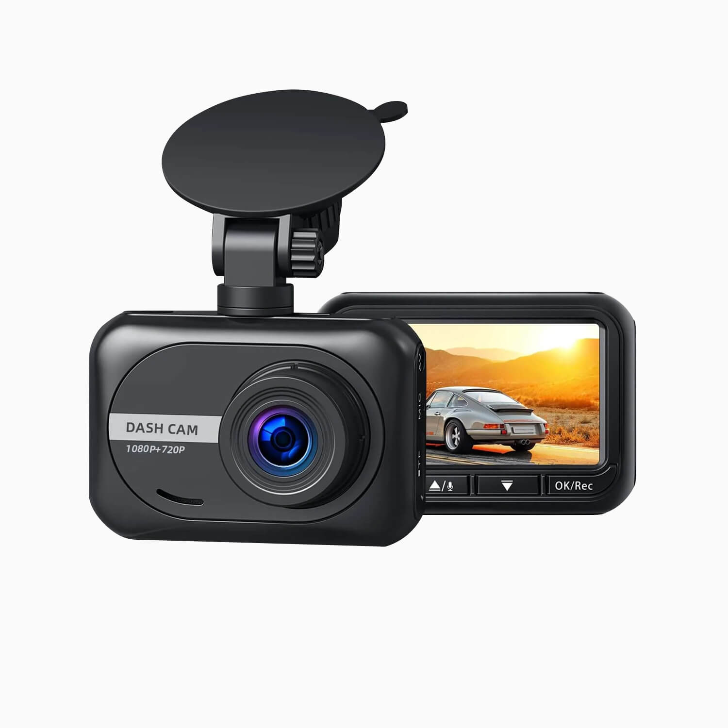LAMTTO DC07 Dashcam vorne hinten 1080P mit SD-Karte