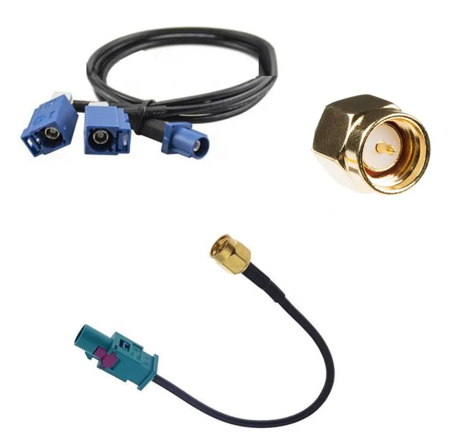 TAFFIO FAKRA Doppel-Splitter Verteiler SMA-Adapter GPS DAB