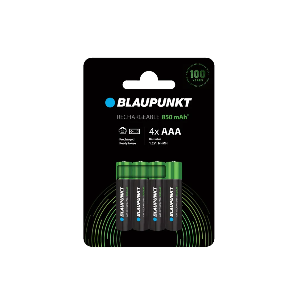 Blaupunkt AAA Akku 850 mAh wiederaufladbar