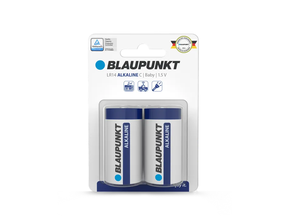 Blaupunkt LR14 Alkaline Batterie C Baby TBT