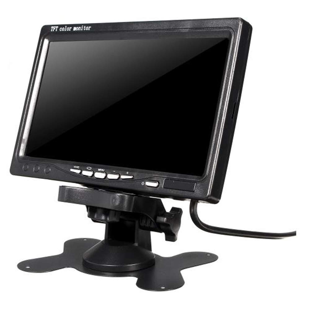 TAFFIO Universal 7" Monitor Display Rückfahrkamera Cinch