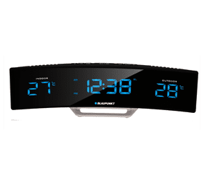 Blaupunkt CR12BK Radiowecker mit Außentemperatur Schwarz