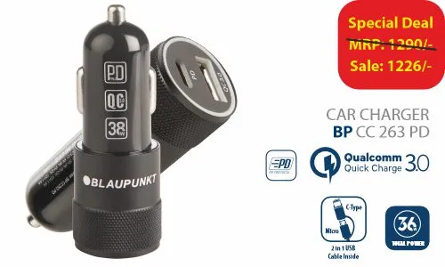 Blaupunkt CC 263 PD Autoladegerät Dual 12V mit Kabel