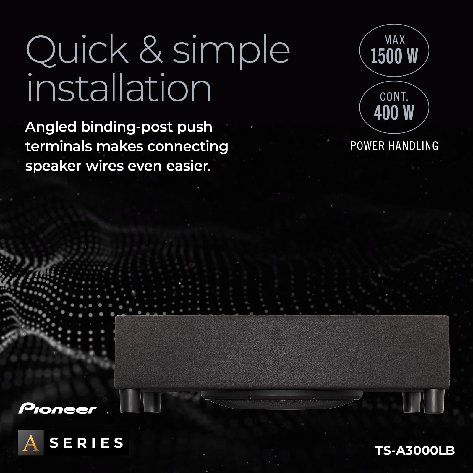 Pioneer TS-A3000LB Gehäuse Subwoofer 30cm 1500W