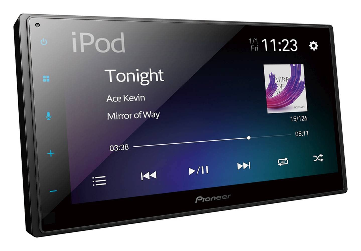 Pioneer SPH-DA160DAB 2-DIN Autoradio CarPlay Single DAB+