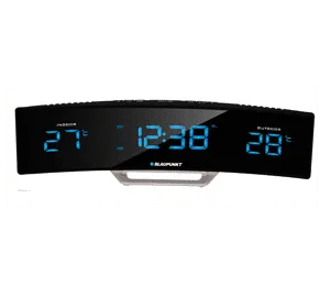 Blaupunkt CR12BK Radiowecker mit Außentemperatur Schwarz