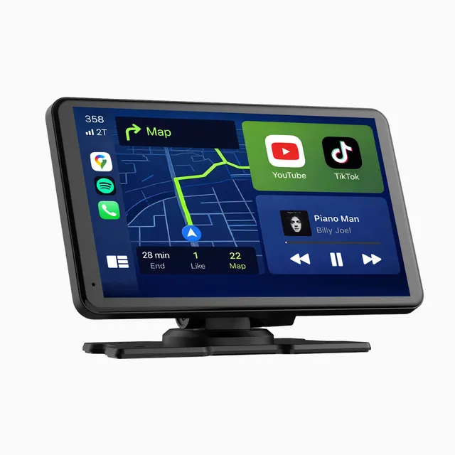 LAMTTO RC08 7" CarPlay-Display mit Rückfahrkamera 1080P