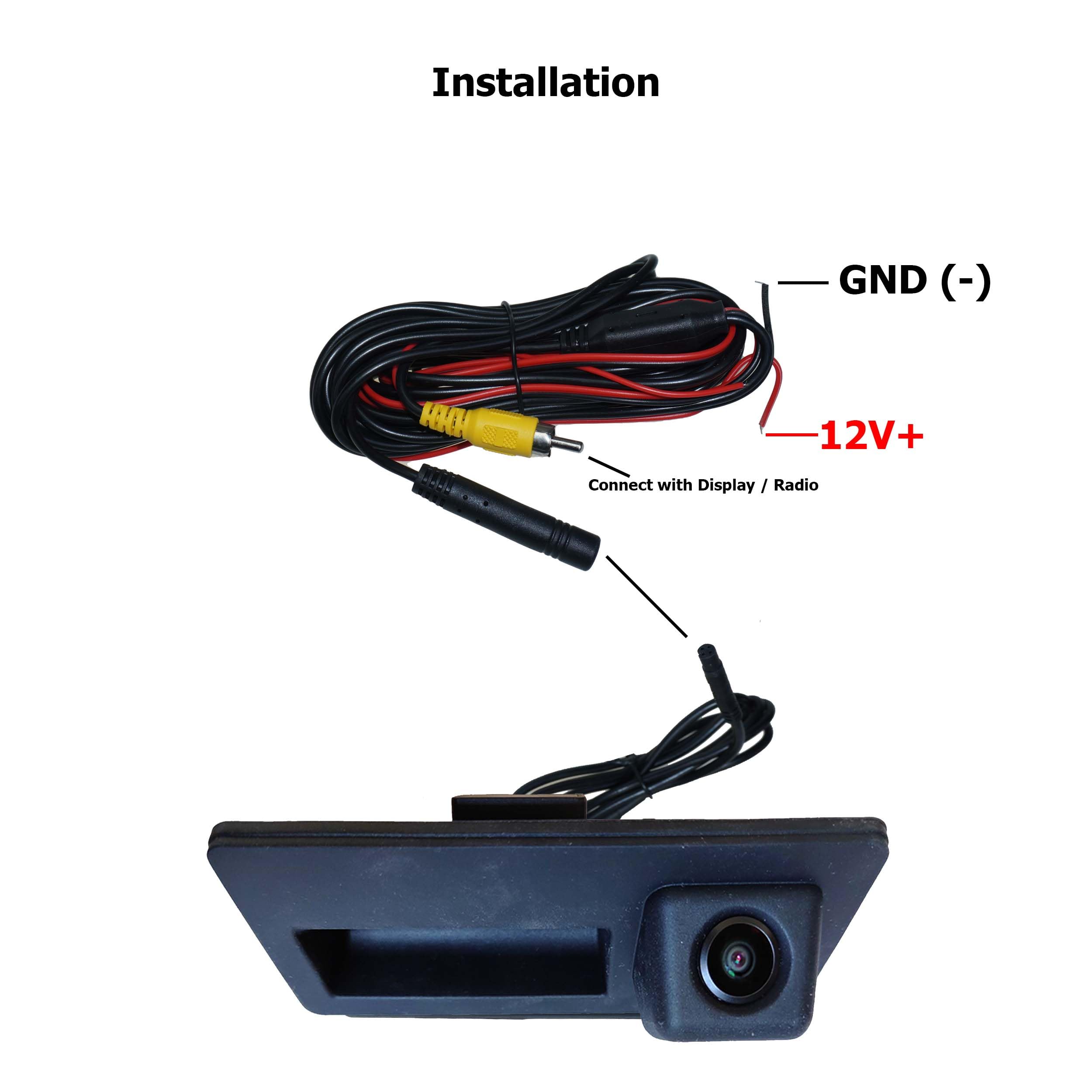 TAFFIO Reversing systems Rückfahrkamera Audi A4 B8 170°