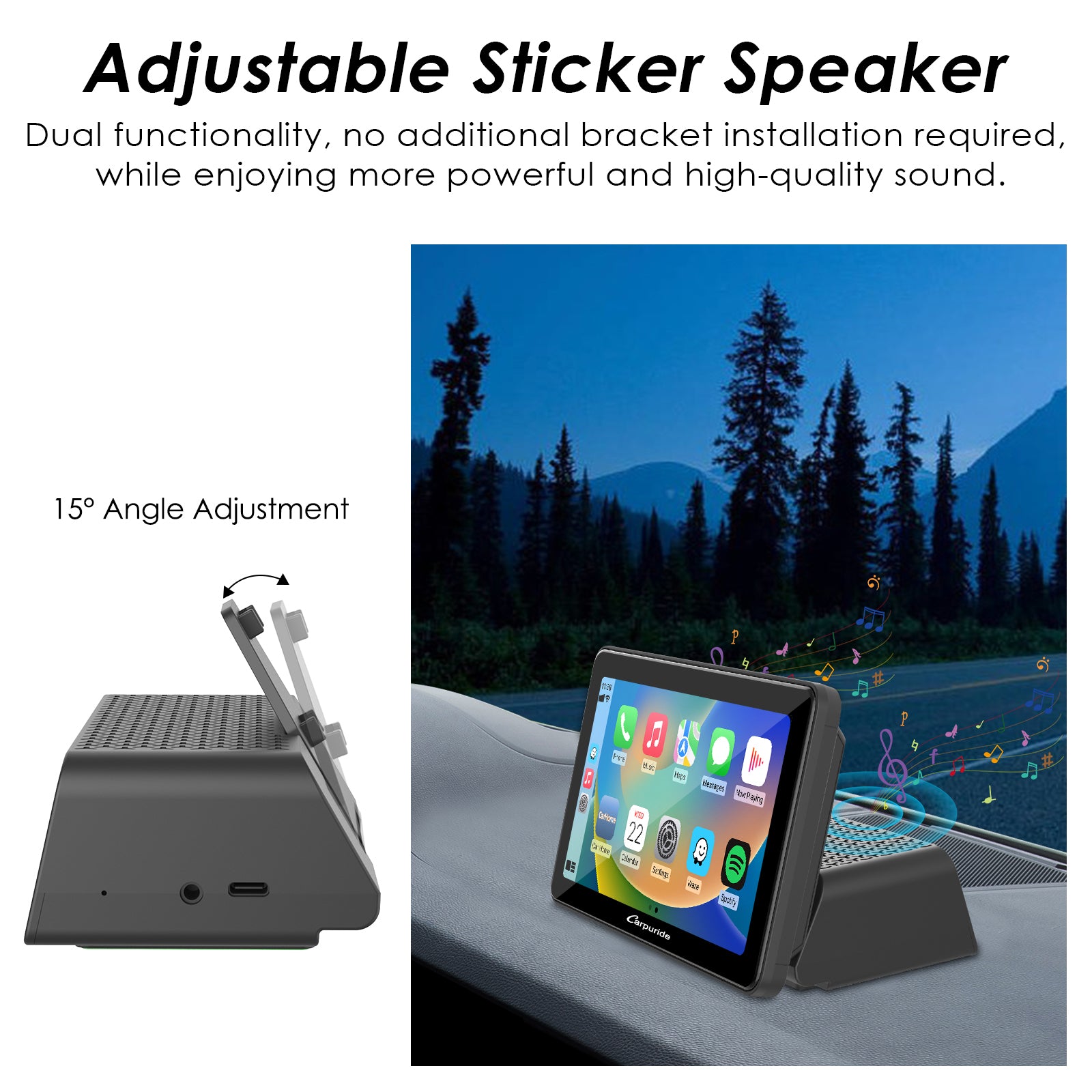Carpuride Accessories G6 Lautsprecher für CarPlay-Display